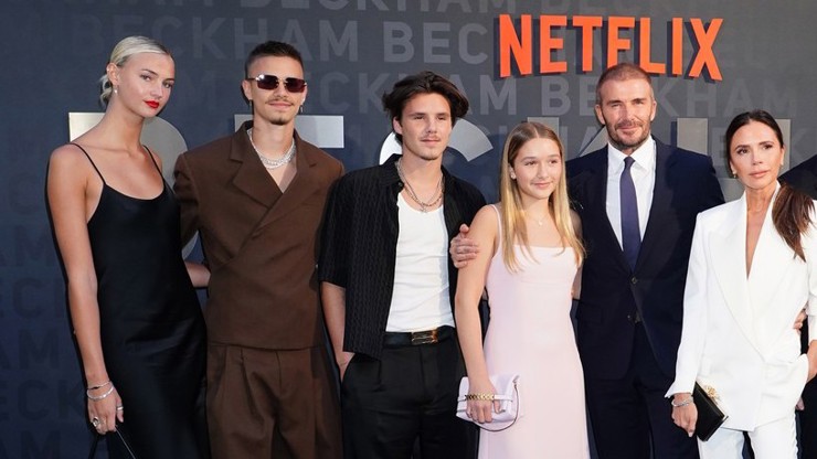 Celá rodina Beckhamových se sešla na premiéře doku-série BECKHAM. 