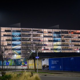 Olympijská vesnička v Miláně.