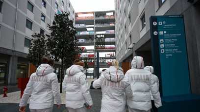 FOTO: Olympijská vesnička v Miláně.