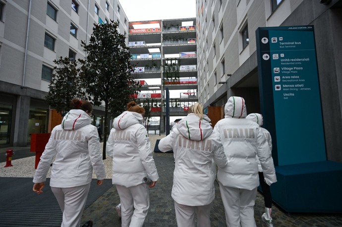 Olympijská vesnička v Miláně.