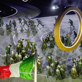 Zahajovací ceremoniál byl velmi pestrý. 