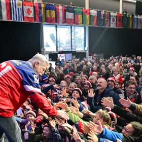 Návštěva prezidenta Petra Pavla s manželkou Evou na Olympijském festivalu na českobudějovickém výstavišti.