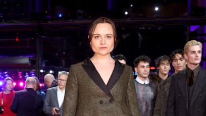 FOTO: Herečka Lena Urzendowsky na filmovém festivalu Berlinale 2026.