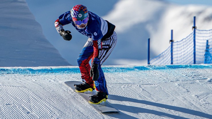 Snowboardistka Eva Adamczyková.