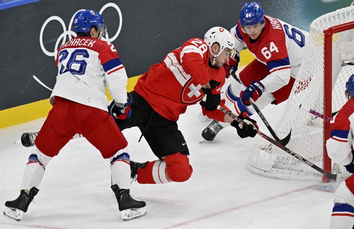 Hokej Česko:Švýcarsko.