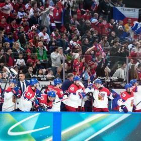 Češi hráli proti Švýcarsku.