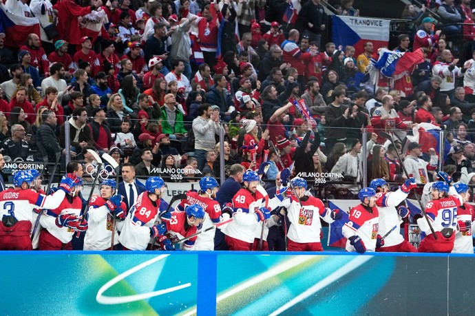 Češi hráli proti Švýcarsku.