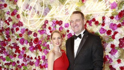 FOTO: Radim Fiala s manželkou na Českém plese.