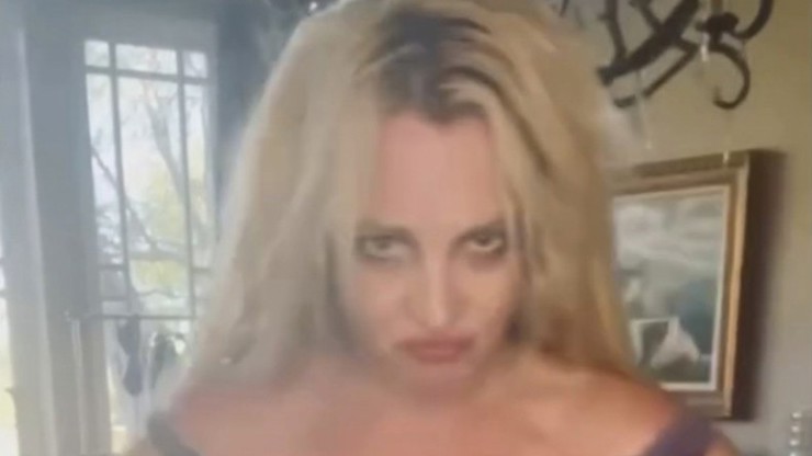 Britney Spears a jedno z jejích bizarních videí. 