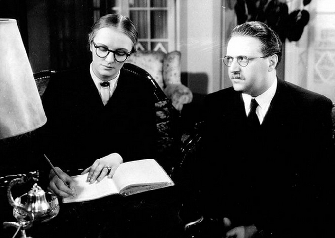 snímek z filmu Mravnost nade vše (Světla Svozilová, Hugo Haas)