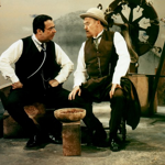 snímek z filmu Doktorská pohádka - Vladimír Menšík a Lubomír Lipský st.