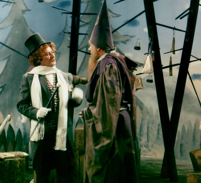 snímek z filmu Doktorská pohádka - Jiří Císler a Vlastimil Hašek