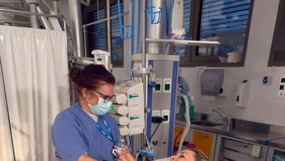 FOTO: Americká lyžařská legenda Lindsey Vonn na Instagramu poděkovala lékařskému personálu za to, jak dobře se o ní starají.