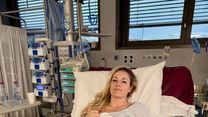 FOTO: Lindsey Vonn sdílela na Instagramu první snímky z nemocnice. Na levé noze má obrovskou kovovou konstrukci. Lyžařka podstoupila už tři operace.