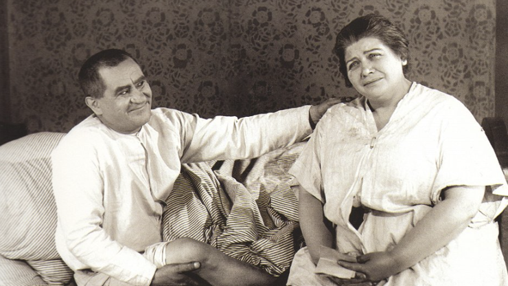 Karel Noll a Antonie Nedošinská ve filmu Dobrý voják Švejk.