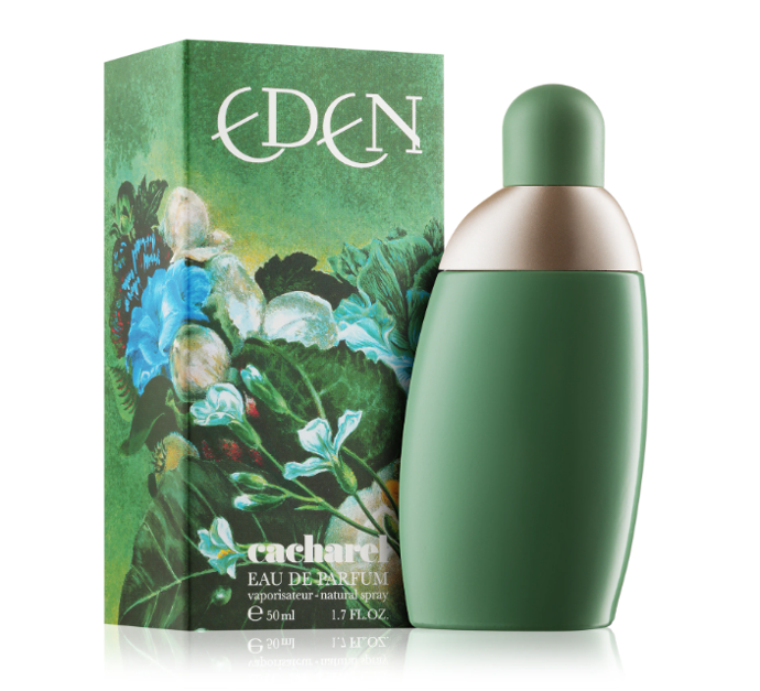 Je to parfém Cacharel Eden, 977 Kč za 50 ml.