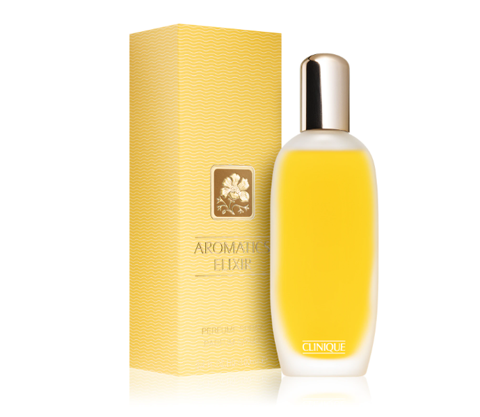 Jde o žlutý kousek od značky Clinique, Aromatics Elixir, který vyjde na 2 170 Kč za 100 ml.