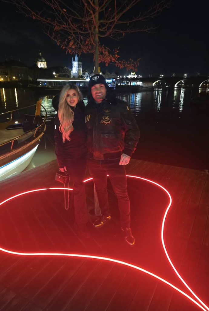 Lela Ceterová a Karlos Vémola oslavili Valentýna po svém.