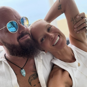 Simona Krainová s manželem Karlem.