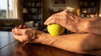 Každý večer si masíruji dlaně obyčejným tenisákem: Po padesátce mi tento rituál zachránil ruce před bolestí i operací