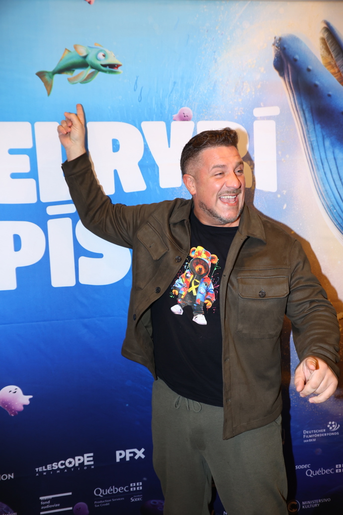 Michal Holán byl jako vždy ve skvělé náladě.