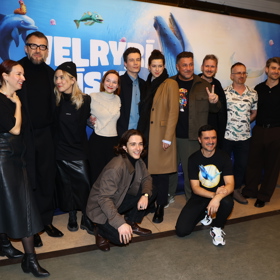 Tereza Ramba na premiéře pohádky Velrybí píseň.