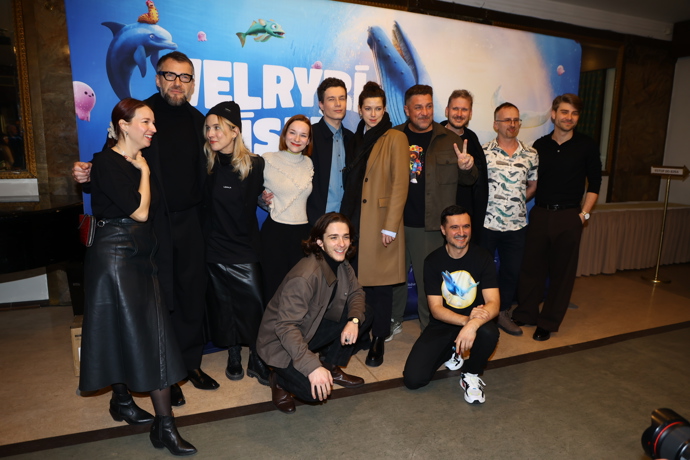 Tereza Ramba na premiéře pohádky Velrybí píseň.