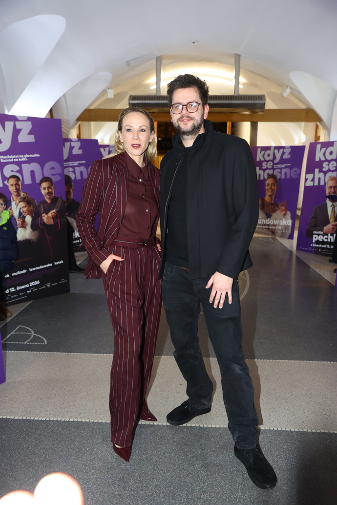 Petra Hřebíčková dorazila na premiéru filmu Když se zhasne.