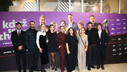 FOTO: Herecká delegace na premiéře filmu Když se zhasne.
