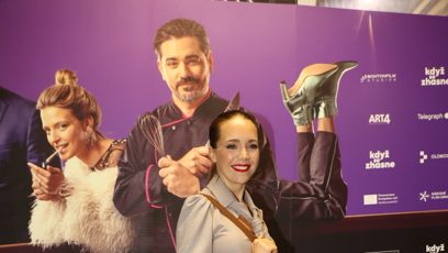 FOTO: Lucie Vondráčková na premiéře filmu Když se zhasne.