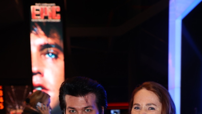 FOTO: Falešný Elvis Presley s Miriam Chytilovou.