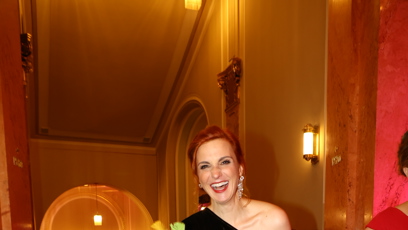 FOTO: Michaela Maurerová se přišla na Česko-Slovenský ples bavit.