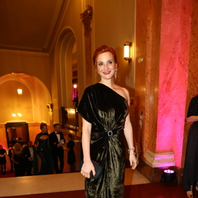 Michaela Maurerová na Česko-Slovenském plese.