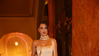 FOTO: Karolína Kopíncová vynesla originální róbu.