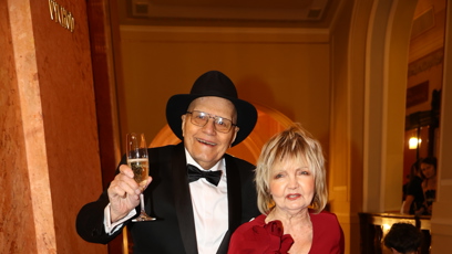 FOTO: Jan Přeučil dorazil na Česko-Slovenský ples spolu se svou ženou Evou Hruškovou.