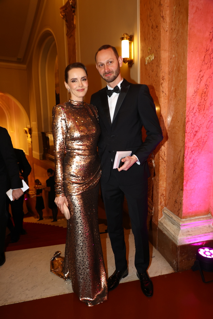 Gabriela Lašková po boku svého muže.