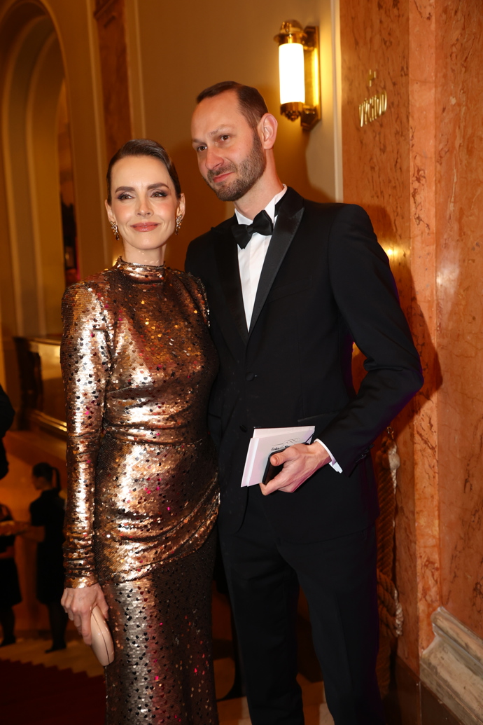 Gabriela Lašková po boku svého muže.