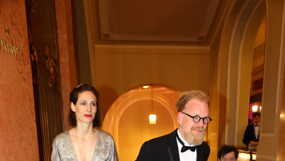 FOTO: Český ekonom Tomáš Sedláček s manželkou.