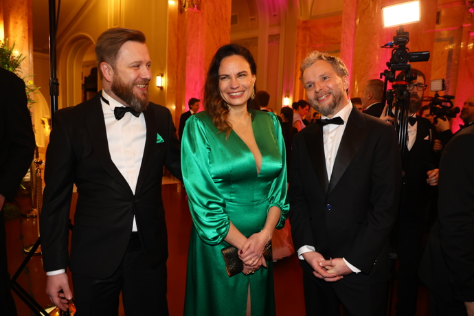 Marek Prchal si ples v Obecním domě nenechal ujít.