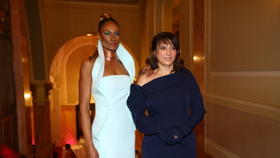 FOTO: Lejla Abbasová po boku návrhářky Martiny Pipkové Loudové.