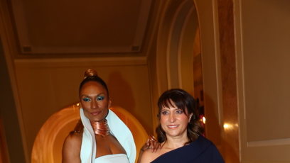 FOTO: Lejla Abbasová po boku návrhářky Martiny Pipkové Loudové.