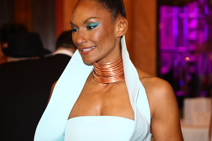 Lejla Abbasová sladila make-up se šaty.