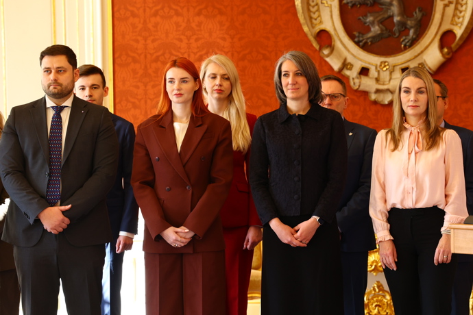 Jmenování Igora Červeného.