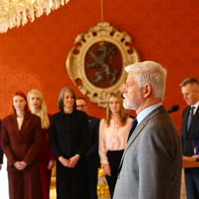 Petr Pavel při jmenování.