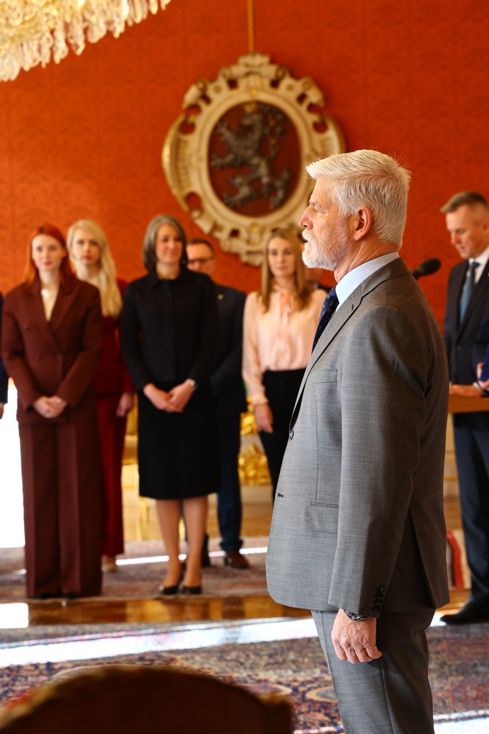 Petr Pavel při jmenování.