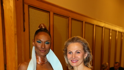 FOTO: Herečka Michaela Badinková s Lejlou Abbasovou.