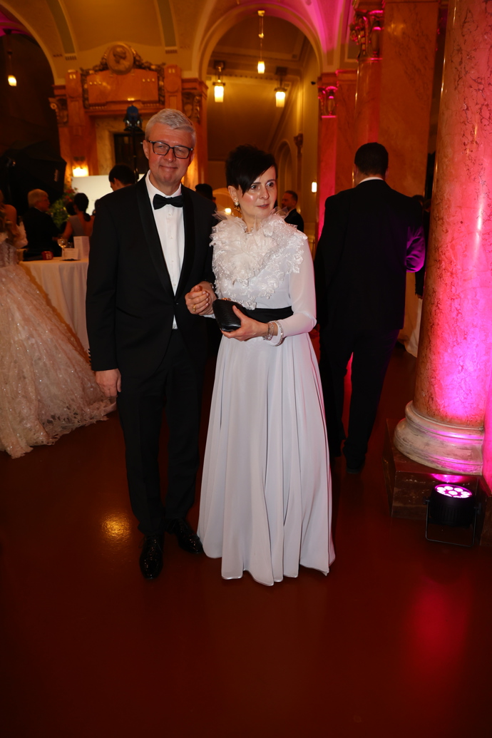 Ministr Karel Havlíček se svou paní.