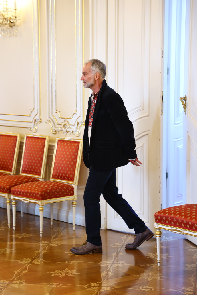 Ivan Trojan na Pražském Hradě.