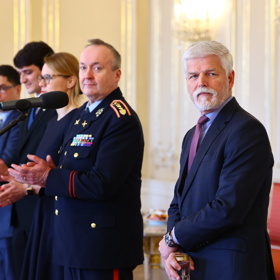 Prezident promluvil k příznivcům Ukrajiny.