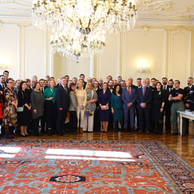 Setkání s příznivci Ukrajiny.